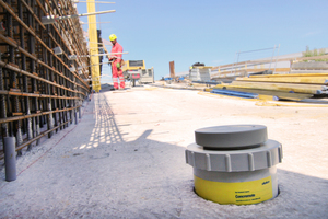  Concremote slab sensor on the tunnel site of the Südgürtel Graz, which was opened for traffic in May 2017  