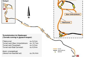  <div class="bildtext_en"><span class="bildunterschrift_hervorgehoben">1</span>	Stuttgart–Ulm rail project, overview</div> 