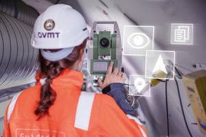  TUnIS, fortschrittlichste Navigation System basierend auf Laser- und Kreiseltechnologien, um eine Navigation mit höchster Präzision für alle Arten von Tunnelbauvorhaben zu gewährleisten. 