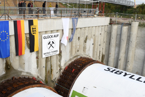  2	Andrehfeier der Tunnelvortriebsmaschinen des Albvorlandtunnels, NBS Wendlingen–Ulm 