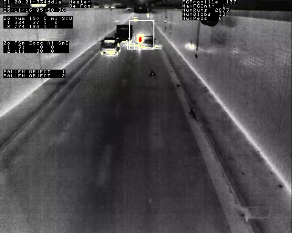 Thermal Fire Detection System in the Krohnstiegtunnel - tunnel