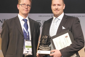  Tobias Andersson (on the right) from Norway is the Young Tunneller of the Year 2017 