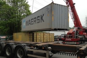  3	Verladung eines Containers in Bochum 