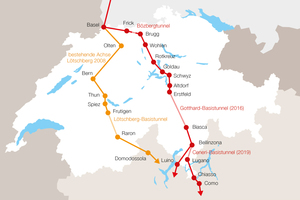  1	Geographische Lage Rhein-Alpen Korridor in Europa 