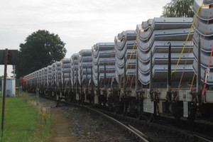  Transport of the SFRC segments to the jobsite in Copenhagen 