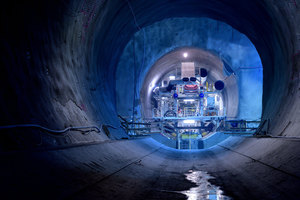  Beim Tunnelabschnitt „Fröschnitzgraben“ des Semmering-Basistunnels hat die erste von zwei Tunnelbohrmaschinen Mitte Juli 2018 ihre Arbeit aufgenommen
<br /> 