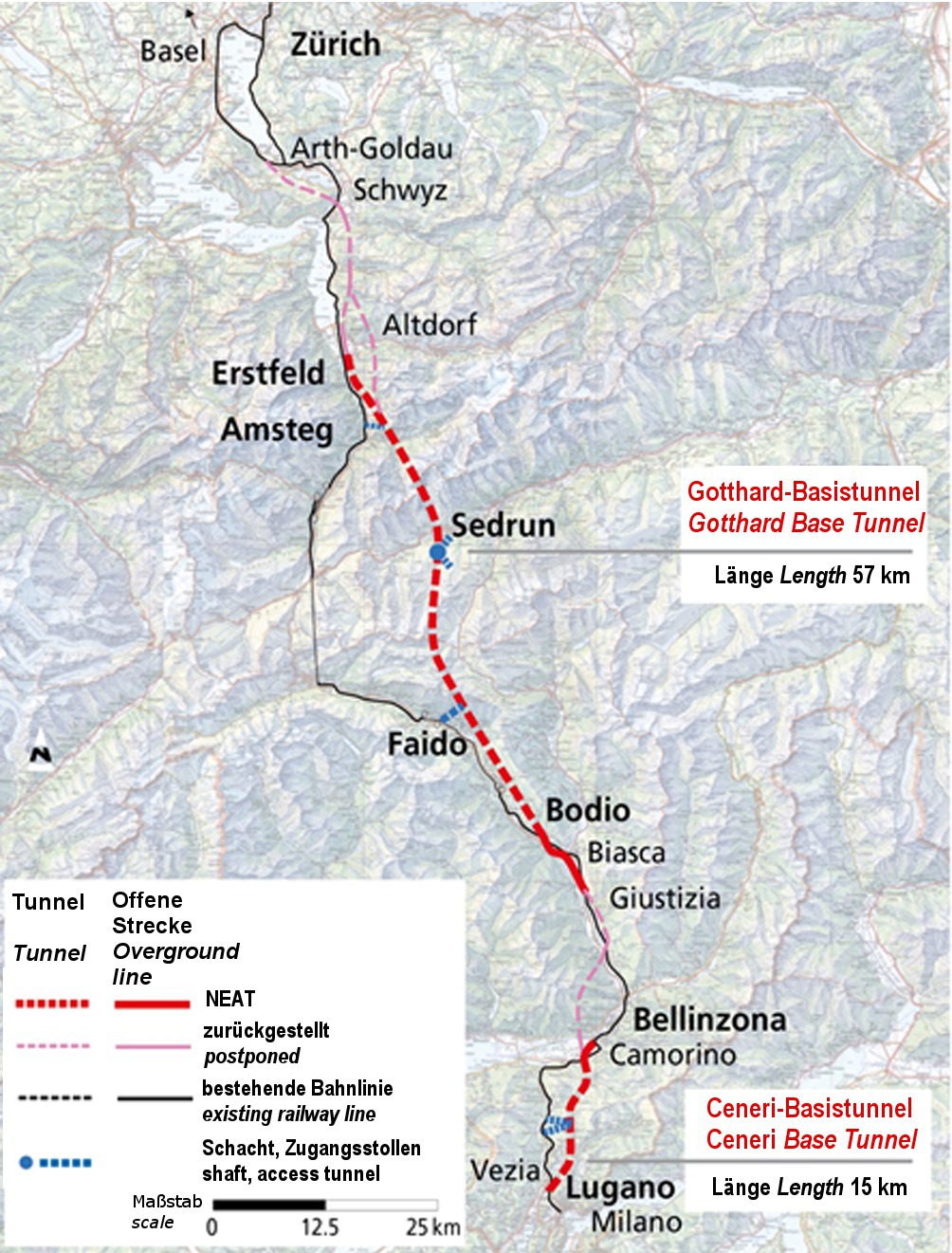 rams technology for railway engineering in the gotthard and ceneri base tunnels tunnel