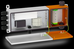  Swibox P90 housings for the safety power supply for use in tunnels 