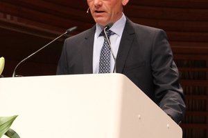  Stefan Maurhofer, president of the Swiss Tunnelling Society, welcomed the guests of the 17th Swiss Tunnel Congress 