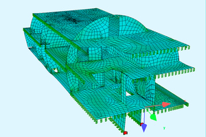  	The statics of the internal supporting structure was calculated based on the BIM model     