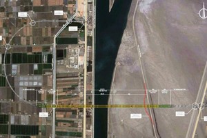  1 + 2&nbsp;&nbsp;&nbsp; Lage Port Said Tunnel
 