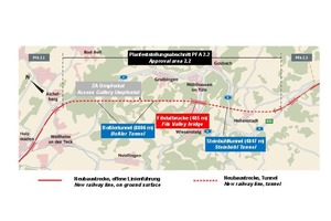  	Lageplan Planfeststellungsabschnitt 2.2 