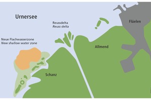  	Visualisierung Renaturierung Flachwasserzone im Urnersee 