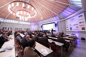  STUVA CEO Dr.-Ing. Roland Leucker was able to welcome 220 participants at the opening of the 2018 Injection Technology Forum in Cologne’s Maternushaus 