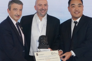  Der halbautomatische Bohrroboter Roby&nbsp;850 aus Hongkong, China, erhielt die Auszeichnung als Sicherheitsinitiative des Jahres&nbsp;2018
 