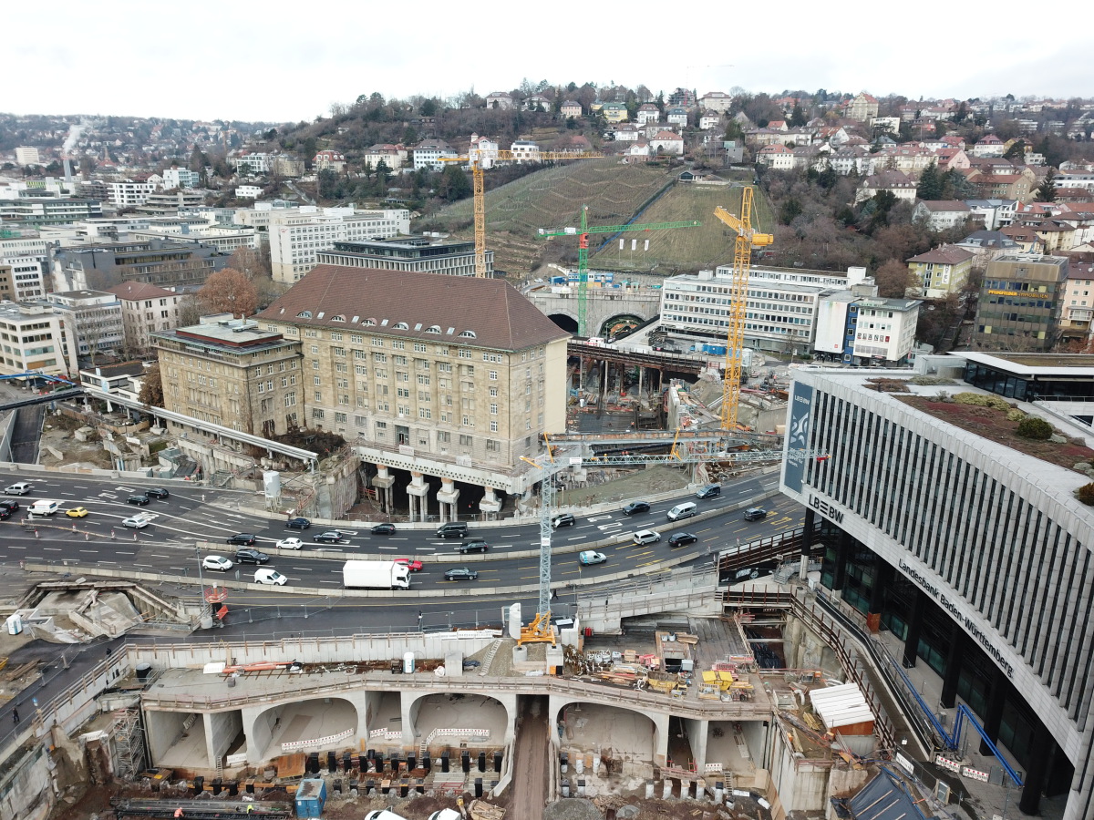 Stuttgart 21 Nordkopf des künftigen Hauptbahnhofs soll