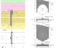  	Geometrie des unterirdischen Umbaubahnhofs 