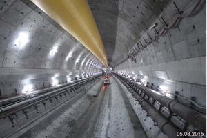  	Eurasia-Tunnel im Rohbau 