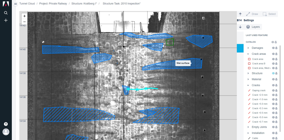 tunnel inspection with artificial intelligence tunnel