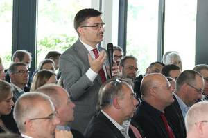  Publikumsdiskussion beim 5. Felsmechanik- und Tunnelbautag im WBI-Center
 