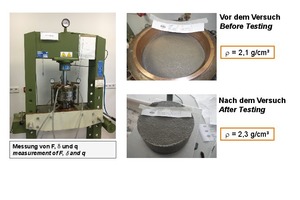  11 Oedometer Tests for Testing the deformability of the anular gap grout 