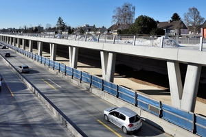  As part of the widening of the autobahn A 96, two noise protection galleries are being built for the towns Gilching and Germering 