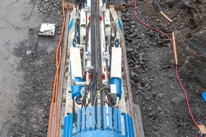  6	The 2.8 m diameter Main Beam TBM Snøhvit on the small Salvasskardelva jobsite, which measured only 85 m in length 