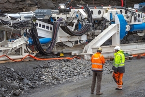  8	The small jobsite and terrain at Salvasskardelva meant the machine had to be launched from a launch frame, rather than a starter tunnel or trench with gripper walls 