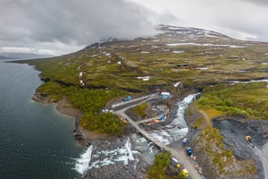  	Die Gebirgslandschaften Norwegens mit ihren Flüssen, Bächen und Wasserfällen sind ein Wasserkraft-Paradies 