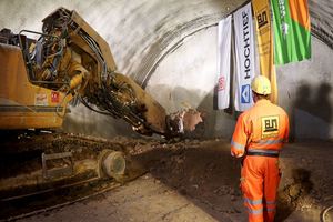  Ende November 2019 wurde der S-Bahn-Tunnel Rosenstein erfolgreich durchgeschlagen 