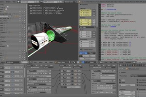  8	Software interface of Blender Game Engine 