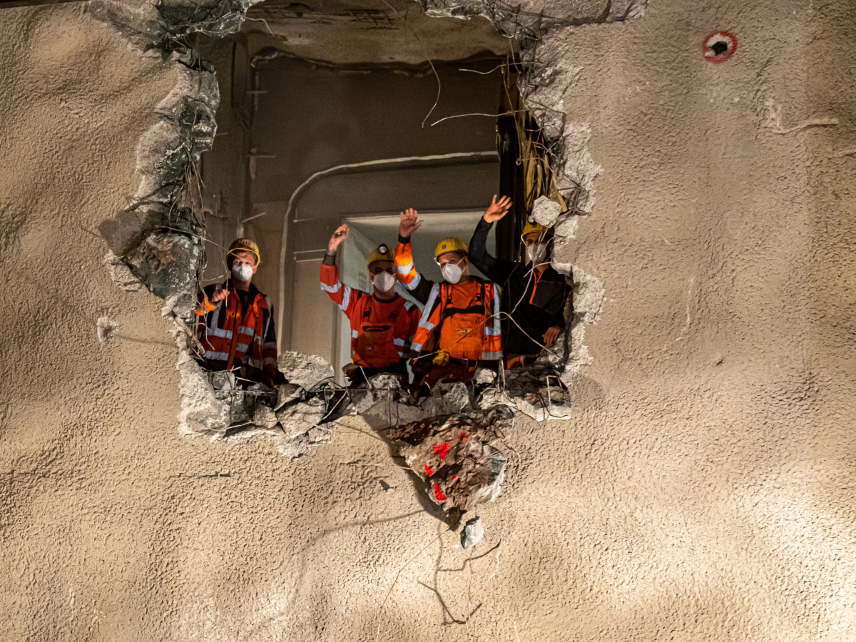 Excavation of Feuerbach Tunnel Is Finished tunnel