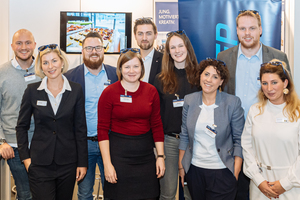  STUVA-YEP is the youth organisation of the STUVA – the photo shows the Steering Committee der Young Engineering Professionals during the 2019 STUVA Conference in Frankfurt 