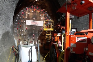  Grouting work in conventional tunnelling
 