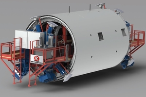  8 | Hammersmith formwork unit: Carriage and hydraulic spud bars 