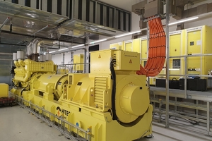  The heart of the backup power supply in the Ceneri Base Tunnel is the master-slave circuit. It switches on without interruption in the event of a failure of one of the four DRUPS systems (picture) and activates at least two of the other systems 