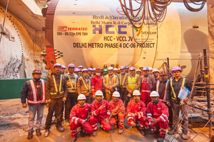  A Terratec EPM started excavation on Delhi Metro Phase 4, contract DC-06. Hindustan Construction Company Ltd. of India and Vensar Constructions Company Ltd. were commissioned with the construction 