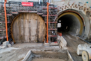  Start of the freezing phase for the first main tunnel 