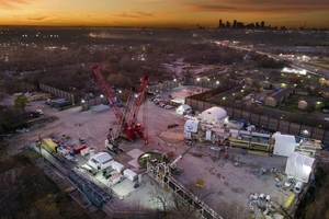  The Mill Creek Drainage Relief Tunnel in Dallas, Texas, USA is an important project, as the tunnel will provide 100-year flood protection for east and southeast areas of the city – locations affected in recent years by severe storms 