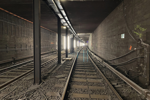  A major challenge: the tunnel the U3 has been using for over 100 years had to be renovated and sealed in some places 