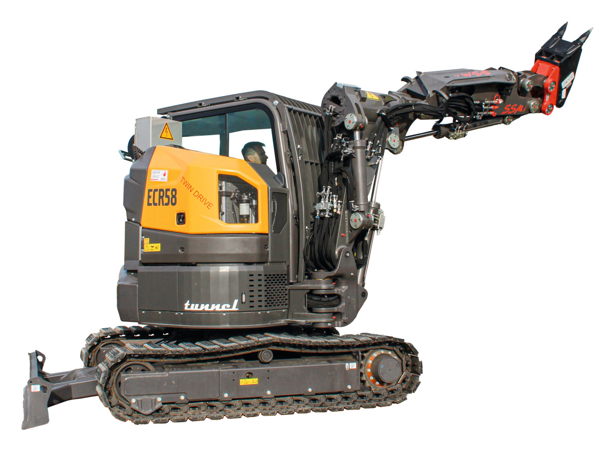 Compact Tunnel Excavator With Dual Diesel and Electric Drive tunnel