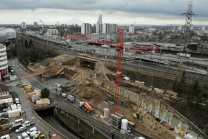  	Installationsplatz Birsfelderstraße und Ausfahrt Muttenz Nord 