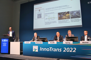  The discussion panel “Tunnel renewal in operation” as part of the International Tunnel Forum at InnoTrans 2022 