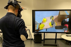  7	Virtual reality laboratory at the Ruhr University Bochum, 24 April 2023 