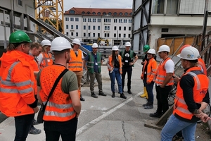  2+3	STUVA-YEP construction site visit 2nd Core Line, Munich, 10–11 July 2022: Fig. 2 shows the construction site at Munich Central 		Station, Fig.3 the work on the Donnersberger Bridge 