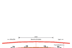  11 	Ventilation gallery undercrossing 