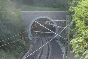  	Nördliches Portal nach Fertigstellung des Horchheimer Tunnels 