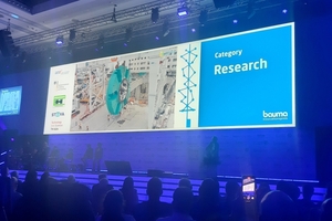  Vorstellung der Innovation auf der bauma in München 