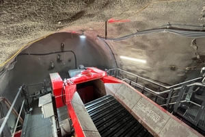  Stationäre Backenbrechanlage GIPOSTAT B 1370 für Querschlagvortriebe 