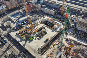  1	Central access structure at the main railway station 
